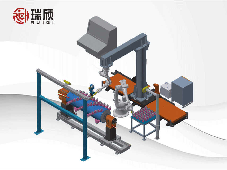 圆筒刀座机器人焊接应用